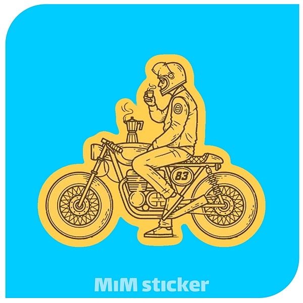 استیکر MOTORCYCLES