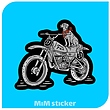 استیکر MOTORCYCLES