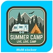 استیکر CAMPING 