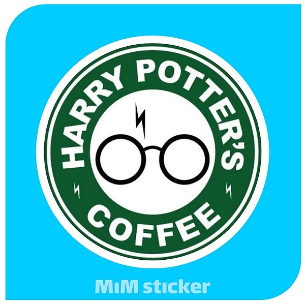 استیکر HARRY POTTERS COFFEE