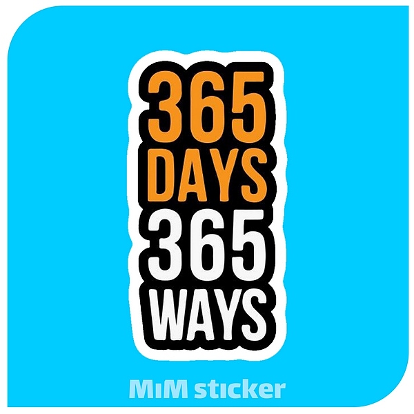 استیکر 365 DAYS