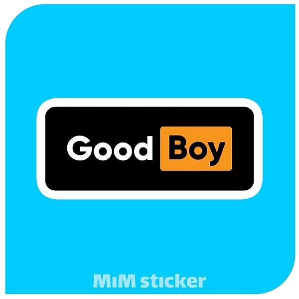 استیکر GOOD BOY