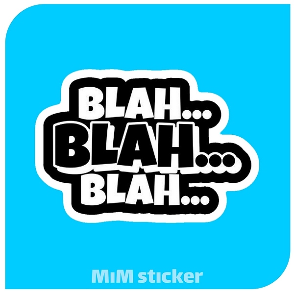 استیکر BLAH...