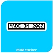 استیکر Made In 2000 