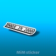 استیکر Made In 2000 