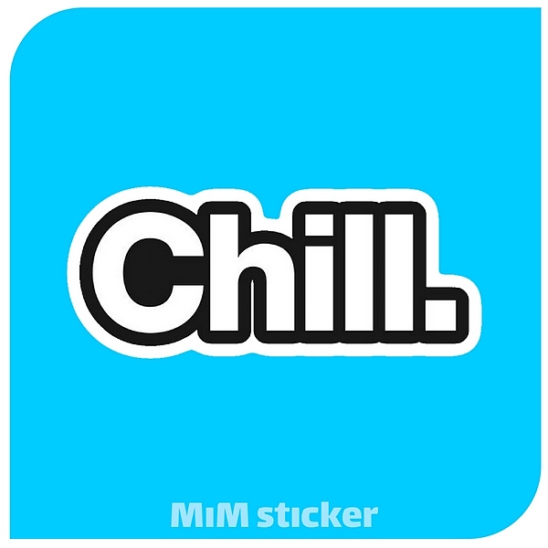 استیکر Chill