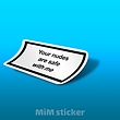 استیکر Your nudes are safe with me