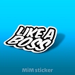 استیکر Like a boss