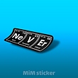 استیکر NEVER