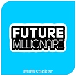 استیکر Future millionaire
