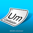 استیکر UM confusion 