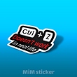 استیکر ctrl+z