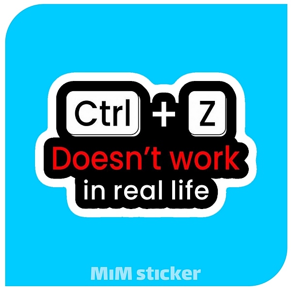 استیکر ctrl+z