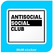 استیکر ANTISOCIAL