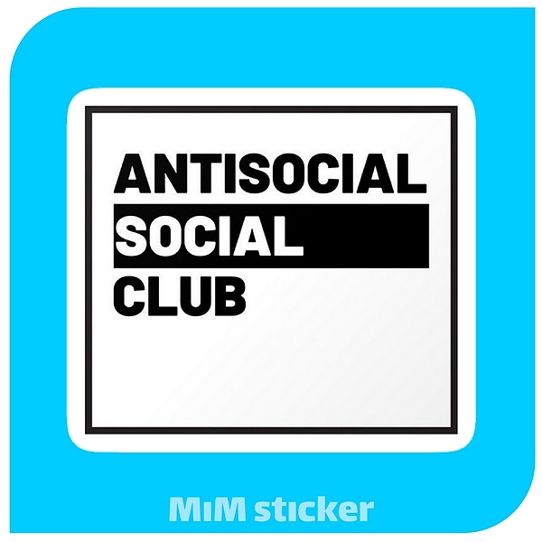 استیکر ANTISOCIAL