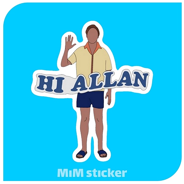 استیکر hi allan