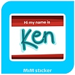 استیکر KEN 