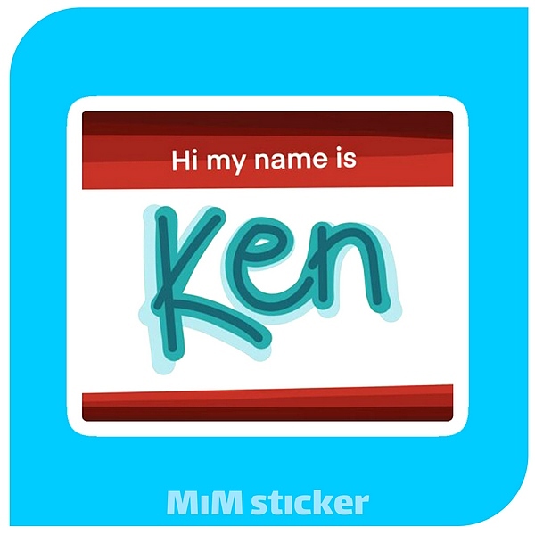 استیکر KEN 