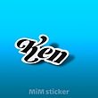 استیکر KEN 