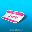 استیکر   barbie 