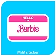 استیکر   barbie 