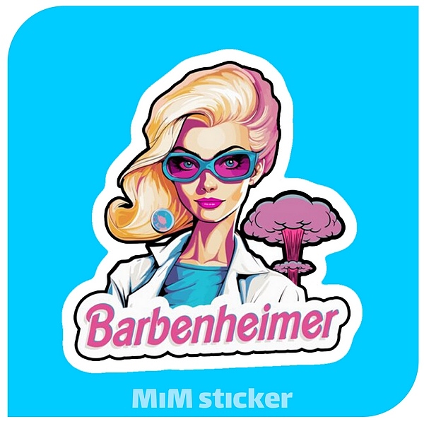 استیکر barbie heimer  