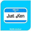 استیکر KEN 