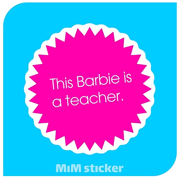 استیکر barbie  
