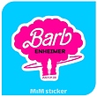استیکر barbie heimer 