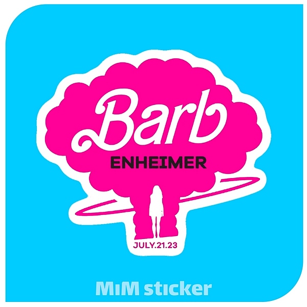 استیکر barbie heimer 