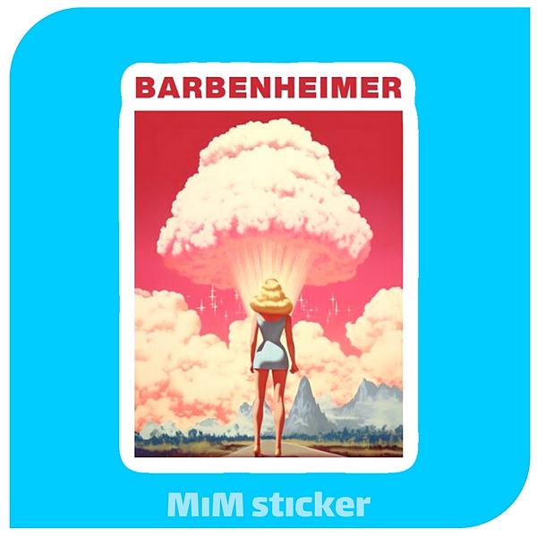 استیکر barbie heimer 