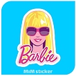 استیکر  barbie 