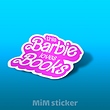 استیکر this barbie loves books