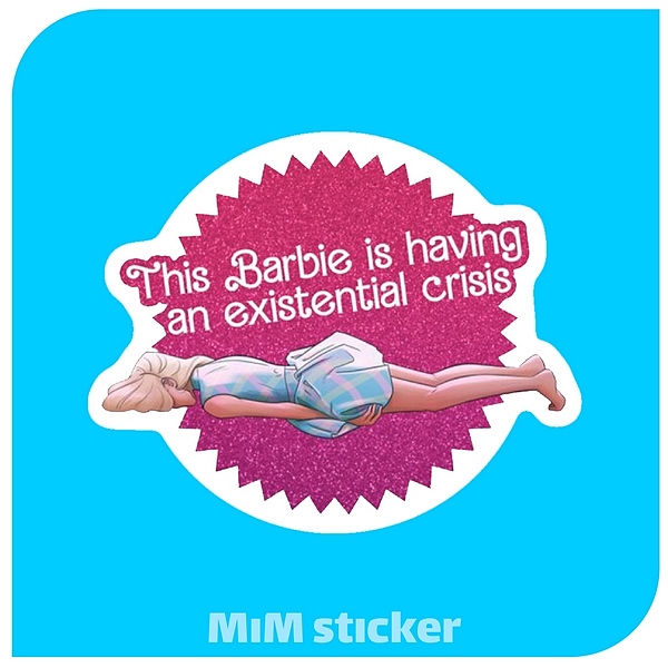 استیکر  barbie 