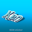 استیکر KEN 