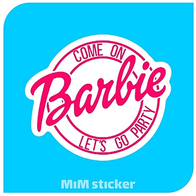 استیکر barbie  