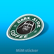 استیکر Dark side coffee