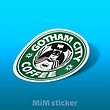 استیکر Gotham city coffee