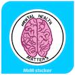 استیکر Mental