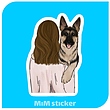 استیکر DOG  