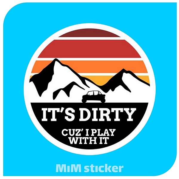 استیکر  Its Dirty