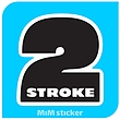 استیکر 2 stroke