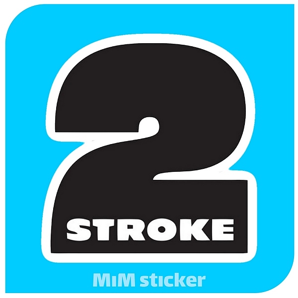 استیکر 2 stroke