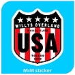 استیکر USA 