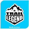 استیکر Trail legend