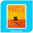 استیکر  Happy trails