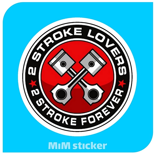 استیکر 2 stroke