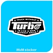 استیکر TURBO