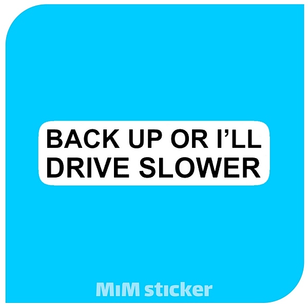 استیکرDRIVE SLOWER