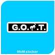استیکر GO FAST 
